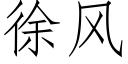 徐风 (仿宋矢量字库)