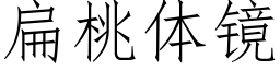 扁桃体镜 (仿宋矢量字库)