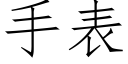 手表 (仿宋矢量字库)