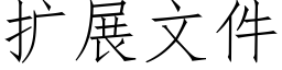 扩展文件 (仿宋矢量字库)