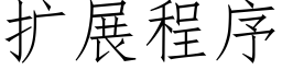 扩展程序 (仿宋矢量字库)