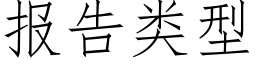 报告类型 (仿宋矢量字库)