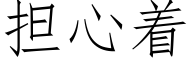 擔心着 (仿宋矢量字庫)