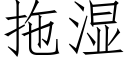 拖濕 (仿宋矢量字庫)