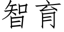 智育 (仿宋矢量字庫)