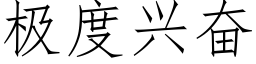 极度兴奋 (仿宋矢量字库)