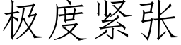 極度緊張 (仿宋矢量字庫)