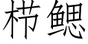 栉鰓 (仿宋矢量字庫)