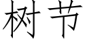 樹節 (仿宋矢量字庫)