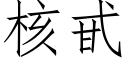 核甙 (仿宋矢量字库)