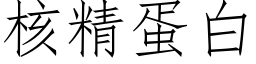 核精蛋白 (仿宋矢量字庫)