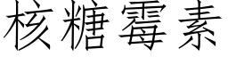 核糖霉素 (仿宋矢量字库)