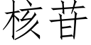 核苷 (仿宋矢量字库)