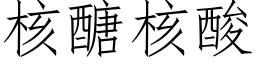 核醣核酸 (仿宋矢量字库)