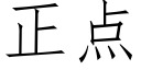 正點 (仿宋矢量字庫)