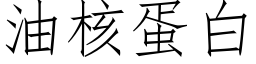 油核蛋白 (仿宋矢量字库)