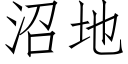 沼地 (仿宋矢量字库)