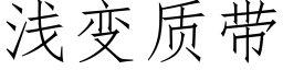 浅变质带 (仿宋矢量字库)