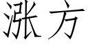 漲方 (仿宋矢量字庫)