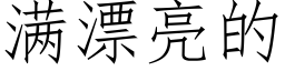 满漂亮的 (仿宋矢量字库)