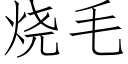 燒毛 (仿宋矢量字庫)