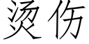 烫伤 (仿宋矢量字库)