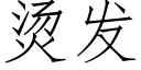 烫发 (仿宋矢量字库)