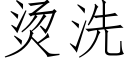 燙洗 (仿宋矢量字庫)