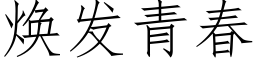 煥發青春 (仿宋矢量字庫)