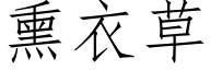 熏衣草 (仿宋矢量字庫)