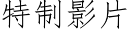 特制影片 (仿宋矢量字库)