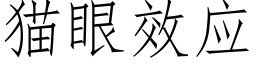 猫眼效应 (仿宋矢量字库)