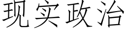 現實政治 (仿宋矢量字庫)