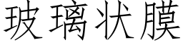 玻璃状膜 (仿宋矢量字库)