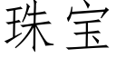 珠寶 (仿宋矢量字庫)