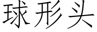 球形头 (仿宋矢量字库)