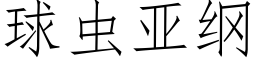 球虫亚纲 (仿宋矢量字库)