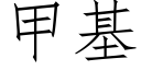 甲基 (仿宋矢量字库)