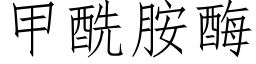 甲酰胺酶 (仿宋矢量字庫)