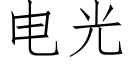 電光 (仿宋矢量字庫)