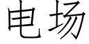 電場 (仿宋矢量字庫)