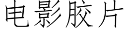 電影膠片 (仿宋矢量字庫)