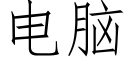 电脑 (仿宋矢量字库)