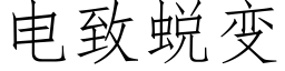 电致蜕变 (仿宋矢量字库)