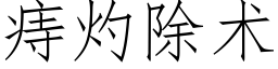 痔灼除术 (仿宋矢量字库)