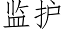 监护 (仿宋矢量字库)