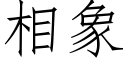 相象 (仿宋矢量字庫)