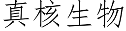 真核生物 (仿宋矢量字庫)