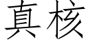 真核 (仿宋矢量字庫)