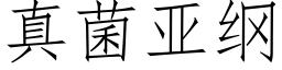 真菌亞綱 (仿宋矢量字庫)